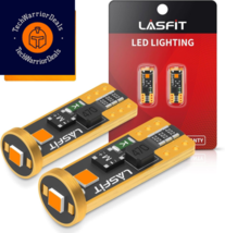 LASFIT 194 168 T10 2825 W5W LED Bulb - Amber Yellow - Canbus Pack of 2,  - £17.44 GBP