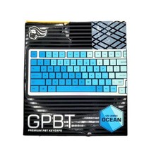 Glorious - GPBT Premium Dye Sublimated Keycaps 114 Keycap Set - Ocean Bl... - £23.34 GBP