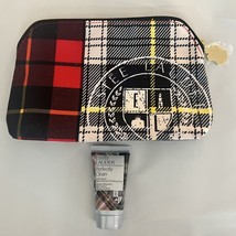 Estee Lauder Tartan Makeup Bag/ Tartan w/Perfectly Clean  Cleanser - $18.32
