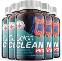 Colon Clean Pro Pills - Colon Clean Pro Support Constipation &amp; Bloating - 5 Pack - £101.15 GBP