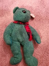 Ty Beanie Baby Wallace The Bear (1999) Excellent Condition RARE Double butt tag - £8.78 GBP