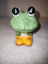 Farrah Cute Frog Bank Vintage - $16.83