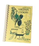 VA Cookery Past &amp; Present Lee Washington Families Vtg &#39;94 Cookbook Hall ... - $12.86