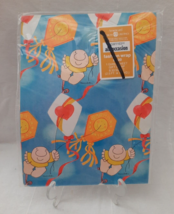 Vintage American Greetings Gift Wrap ~ Ziggy Flying Kites ~ Tom Wilson ~... - £6.29 GBP