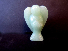 Aventurine Angel Carved Gemstone Figurine Reiki Healing Crystal Teacher ... - $6.72
