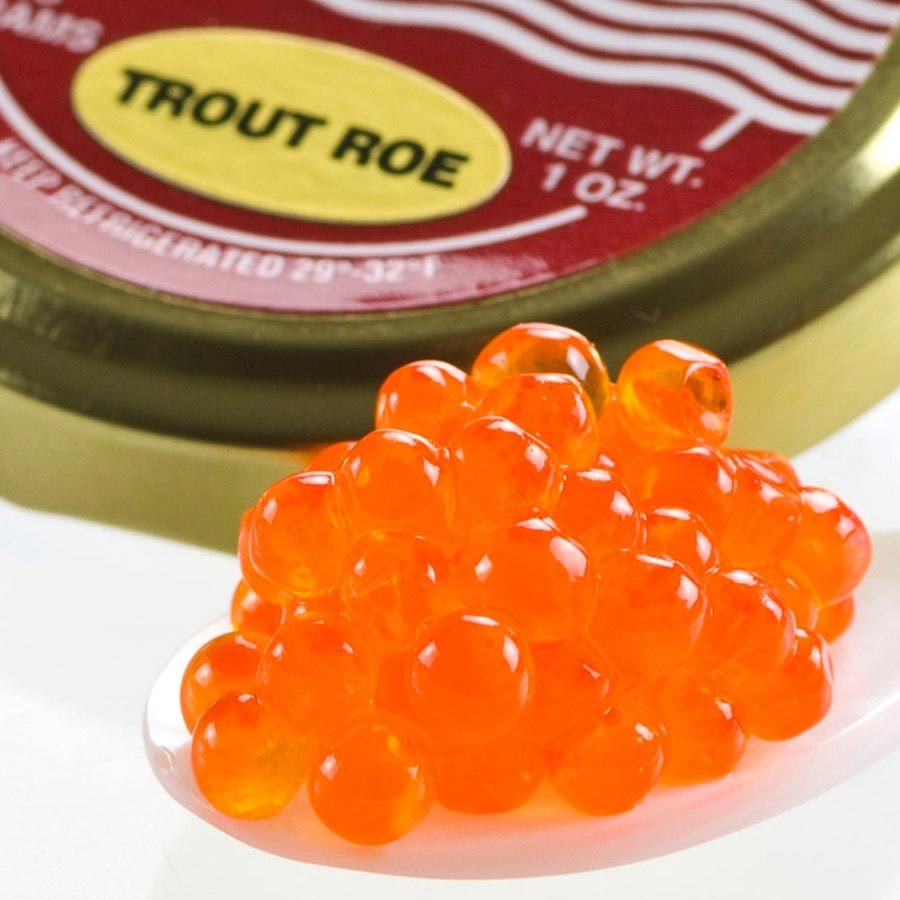 Primary image for Pink Trout Roe Caviar - 4 oz, glass jar