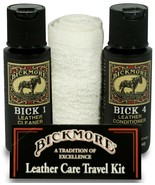Leather Care Travel Kit boot shoe Bick 1 + Bick 4 + Cleaning Cloth BICKM... - $37.49