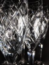 Faberge Clear Crystal Flute Glasses Set of 6 image 11