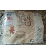 VtgCreative Circle Embroidery Kit 0557 Sweet Dreams Bear Wall Art Pillow... - $27.15 CAD