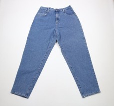 NOS Vintage 90s Columbia Womens 16 Spell Out Relaxed Fit Denim Jeans Pants Blue - £46.57 GBP