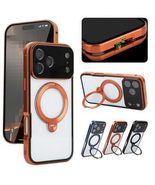 Generic Case for iPhone 17 Pro (Color: Black) Metal Bumper Frame Stand H... - $166.17 CAD