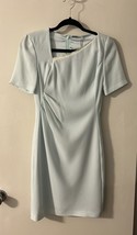 NWT Elie Tahari Ginger Dress Soft Sky Size 0 MSRP $398 - £69.56 GBP