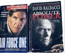 LOT Of 2 Books-1997 Air Force One &amp; 1996 Absolute Power- Vintage Books - £11.11 GBP