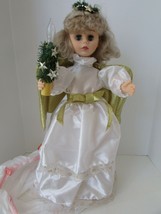 ANIMATED MOTION CHRISTMAS ANGEL FIGURE 23&quot; H W/CORD 1992  - £14.99 GBP
