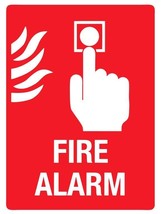 Fire Alarm Safety Sign Sticker Decal Label D7331 - $1.95+