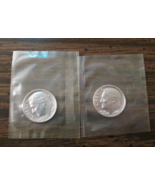 1961&amp;1963 Proof Roosevelt Dimes from Proof Set in Cello - £6.71 GBP