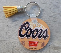 Coors Banquet Beer W/TASSLE Key Chain - £3.03 GBP