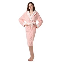 RH Polka Robes Ladies Dressing Bathrobe Gown Fleece Soft House Lounge RH... - $43.99