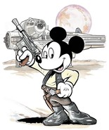 Hand-signed and numbered Star Wars art print by Disney artist Patrick Block - $1,330.48 MXN
