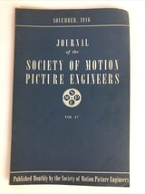 SMPE Journal Of The Society Of Motion Picture Engineers November 1946 VO... - $12.86