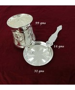 BIS HALLMARKED 925 Silver Panchapatram - Pure silver gift items - Return... - $1,911.77 MXN+