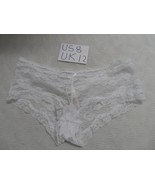 Topshop Sheer Lace Hipster Panty WHITE US 8-UK 12 -NWOT - £5.17 GBP