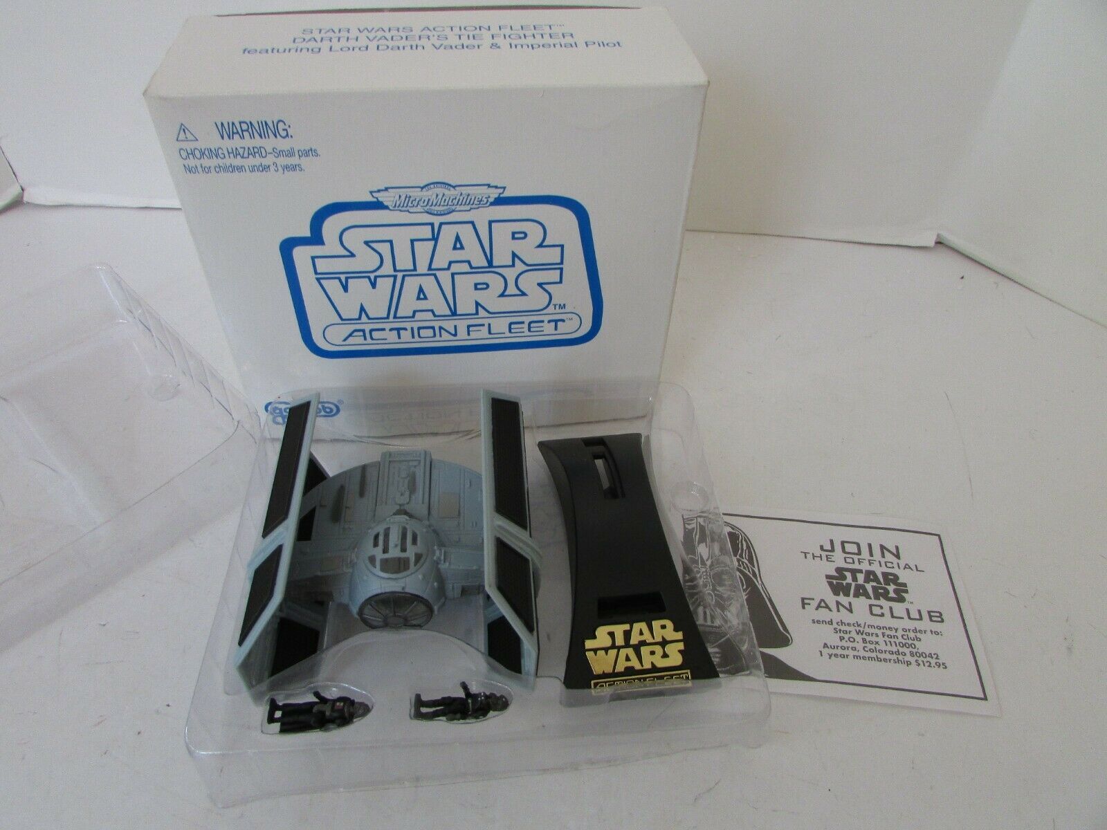 GALOOB MICRO MACHINES STAR WARS ACTION FLEET DARTH VADERS TIE FIGHTER LotD - $13.36