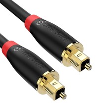 Syncwire Digital Optical Audio Cable (10 Feet) - [24K Gold-Plated, Ultra-Durable - £19.51 GBP