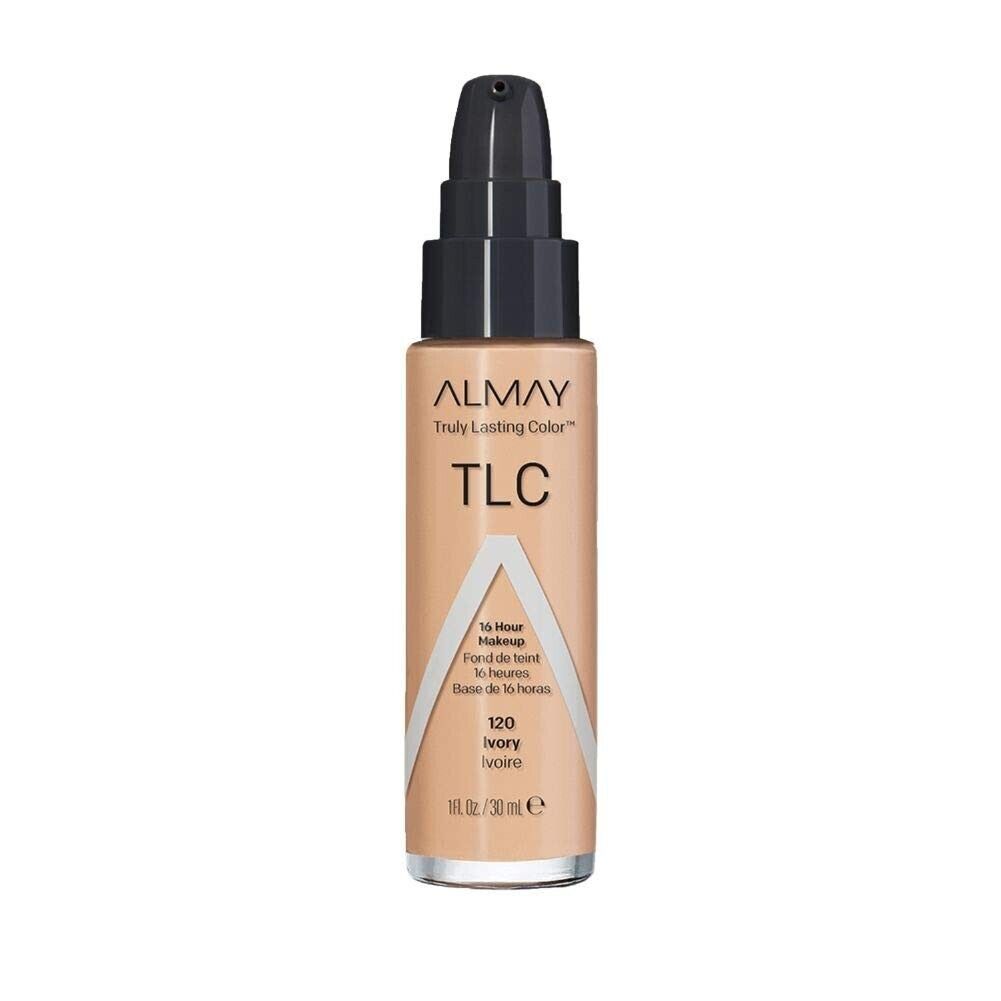 Primary image for Almay Truly Lasting Color 16 Hour Foundation Makeup Ivory Shade 120 1 fl oz