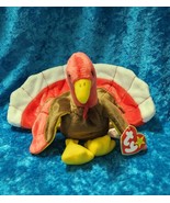 Ty Beanie Baby &quot;GOBBLES&quot; The Turkey - 1996 PE Pellets - $75.96 MXN