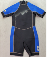 Kidder Wetsuit Youth Sz 14 Black Blue Kent Sporting Goods Short Sleeve Back Zip