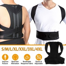 Unisex Back Posture Corrector Lumbar Upper Back Clavicle Shoulder Brace Belt(D01 - £17.06 GBP
