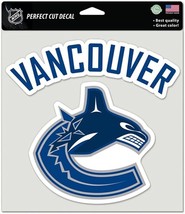 NHL Vancouver Canucks Logo 4&quot;x4&quot; Perfect Cut Decal Single WinCraft - £8.22 GBP