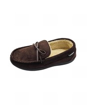 Isotoner Men&#39;s Microsuede Nigel Moccasin Slipper Dark Chocolate - $41.00
