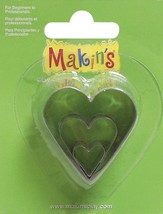Makin&#39;s Clay Cutters 3 Per Pkg Heart - $440.07 MXN