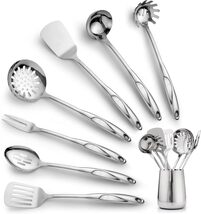 Zulay Kitchen Stainless Steel Utensil Set 8 PC New - $49.95
