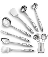 Zulay Kitchen Stainless Steel Utensil Set 8 PC New - $49.95