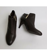 Tommy Hilifiger Womens Shoes Booties Side Zipper Brown Velesia Size US 10 M - $29.65