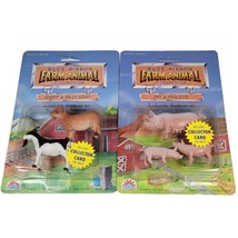 Blue Ribbon Farm Animal Collection Lot Pigs Piglets And Sheep &amp; Billy Go... - £19.10 GBP