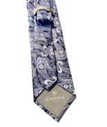 Canali Tie Blue Silk Made in Italy Navy Paisley - €31,66 EUR Canali Tie Blue Silk Made in Italy Navy Paisley - €31,66 EUR