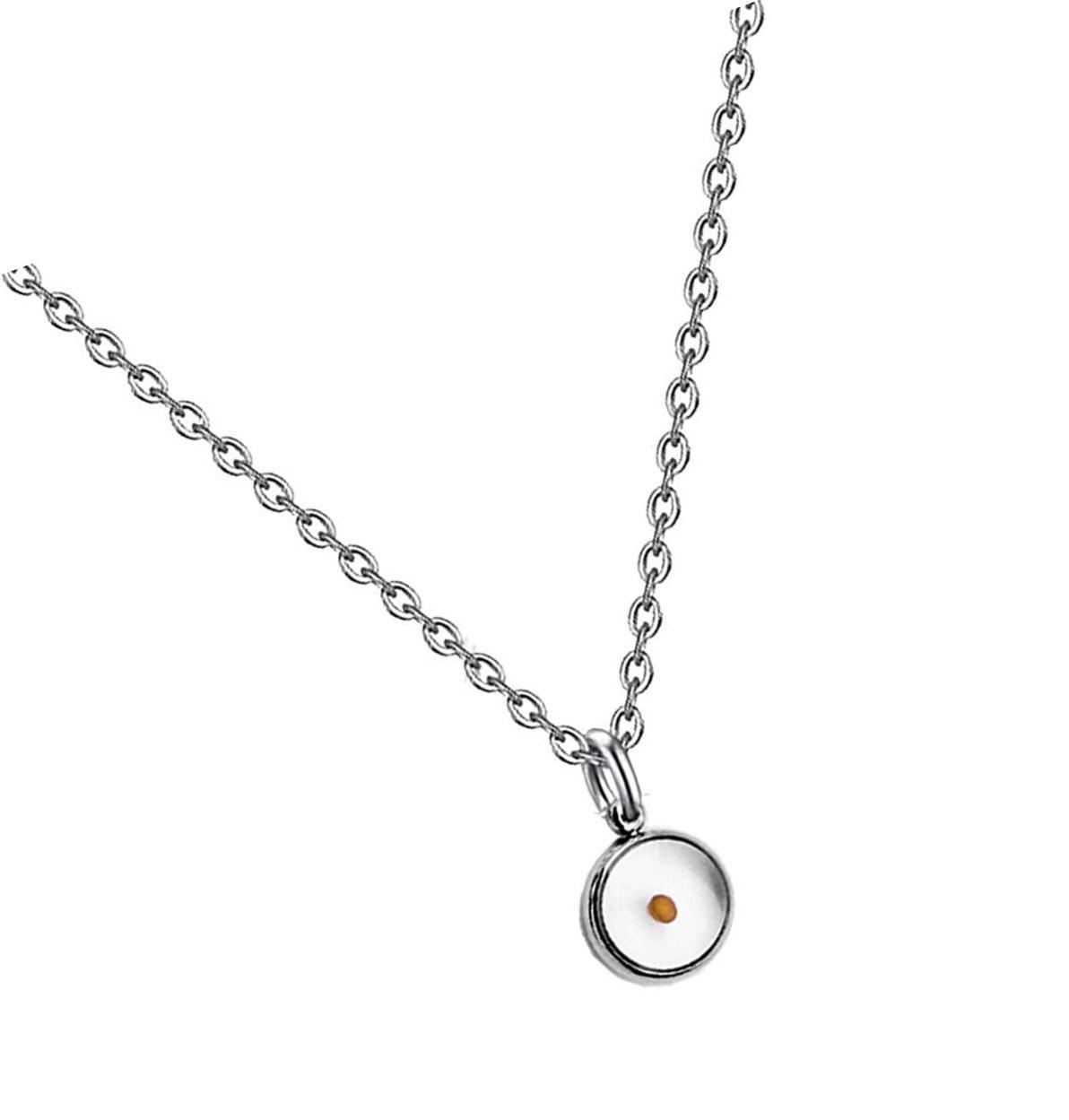 Primary image for Dainty Mustard Seed Pendant Necklace for Women Girls