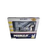 Peerless Kitchen Faucet w Spray Model P9501  8&quot; Center NOB Missing Hose ... - $33.24