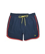 Brooks Brothers Navy Red 5&quot; Contrast Pipe Swim Trunk Shorts, XL X-Large ... - $121.19 CAD