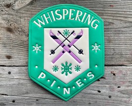 1980&#39;s WHISPERING PINES SKI Hill Patch Worsley Alberta Canada Extra Larg... - £28.44 GBP