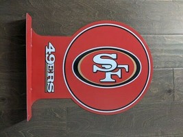 18&quot; SF 49ERS San Fran Sports Football 3d cutout USA STEEL plate display ... - £51.43 GBP