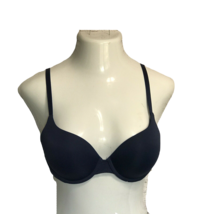 34D Victoria&#39;s Secret Underwired Perfect Shape Bra ~ Blue ~ Adjustable S... - £17.69 GBP