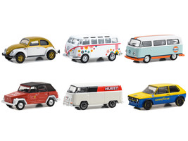 "Club Vee V-Dub" Set of 6 pieces Series 17 1/64 Diecast Model Cars by Greenlight - $72.81