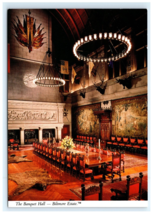 Banquet Hall Biltmore Estate Asheville NC Postcard - $5.95