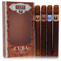Cuba Gold by Fragluxe Gift Set -- Cuba Variety Set includes All Four 1.1... - $41.49