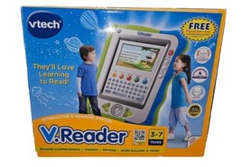 Vtech V.Reader Interactive eReading System Tablet Touch Screen Learning Blue NOB - $79.01